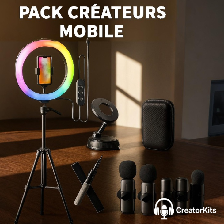 Pack Starter TikTok / Reels (créateurs mobile)