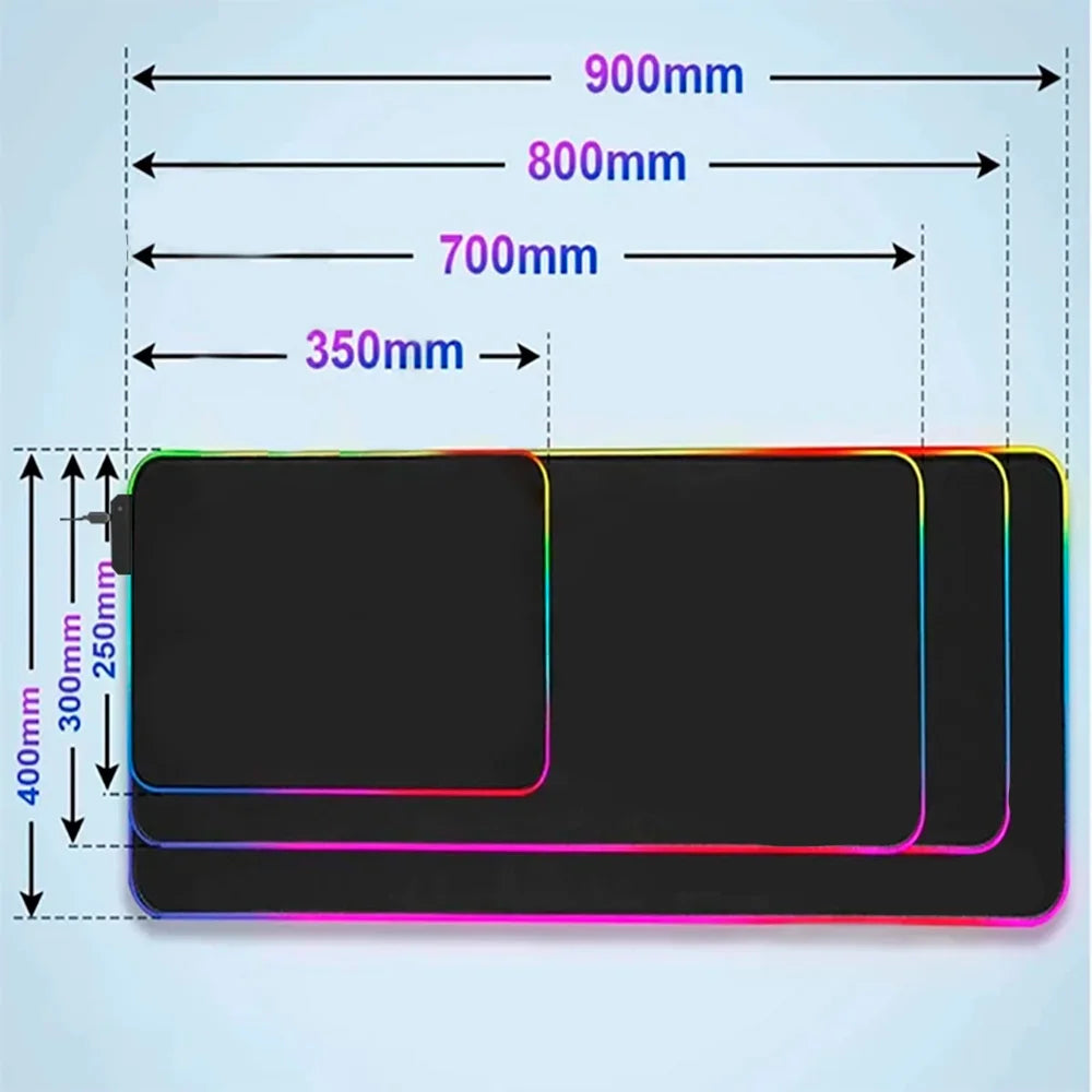 Tapis de souris LED (setup esthétique)
