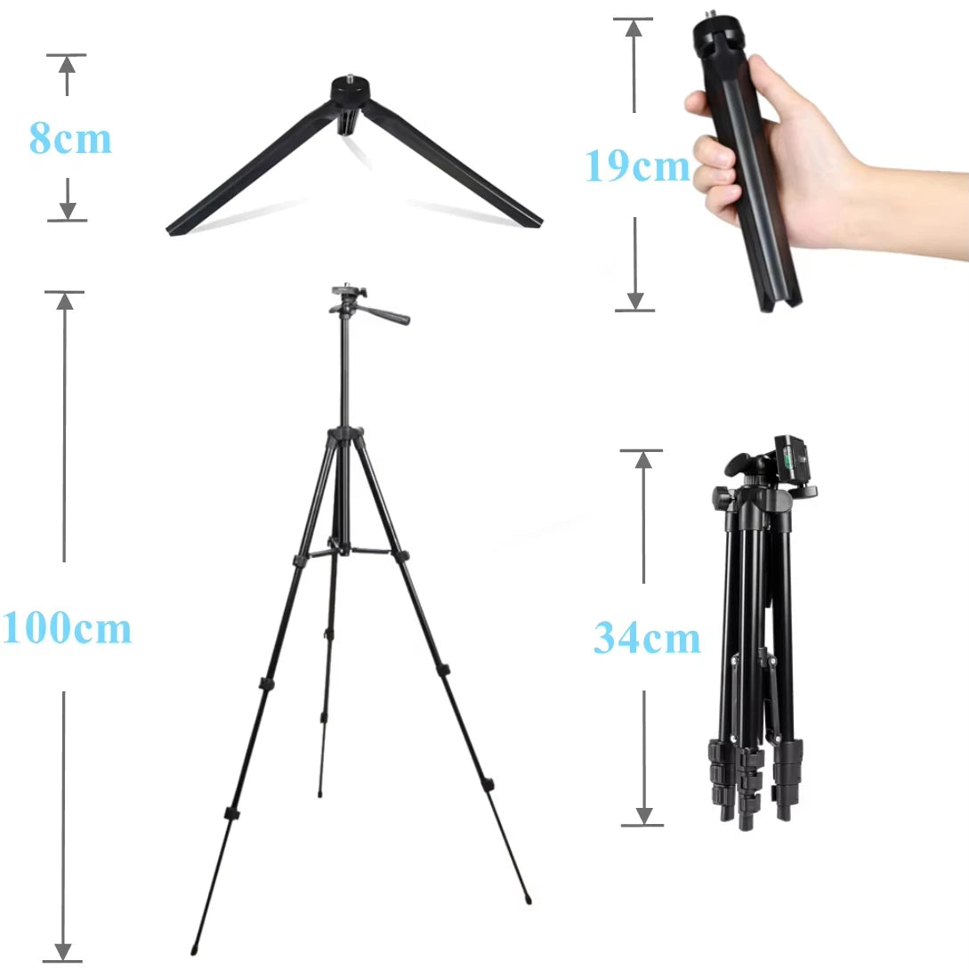 Anneau lumineux LED avec Trépied ringlight