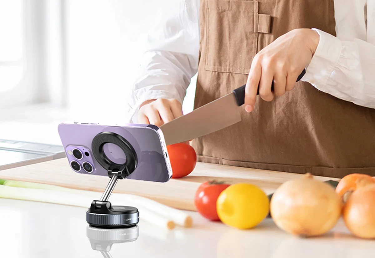 Support smartphone avec rotation