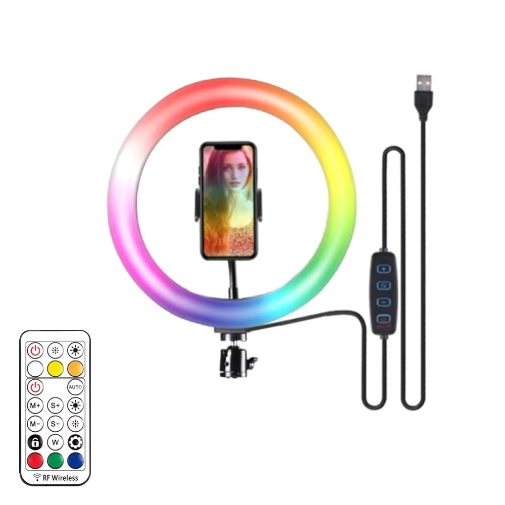 Anneau lumineux LED avec Trépied ringlight