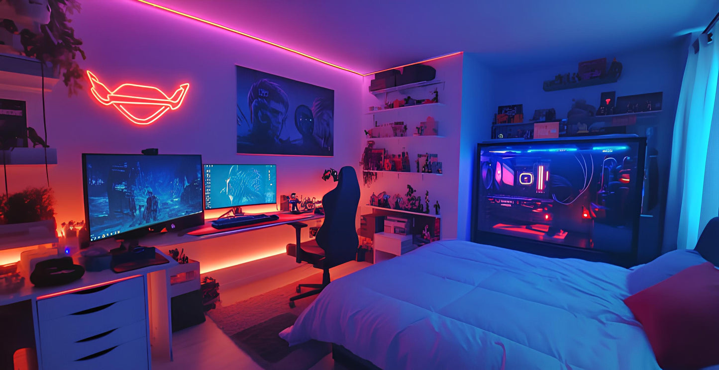 Lumière LED d’ambiance pour bureau