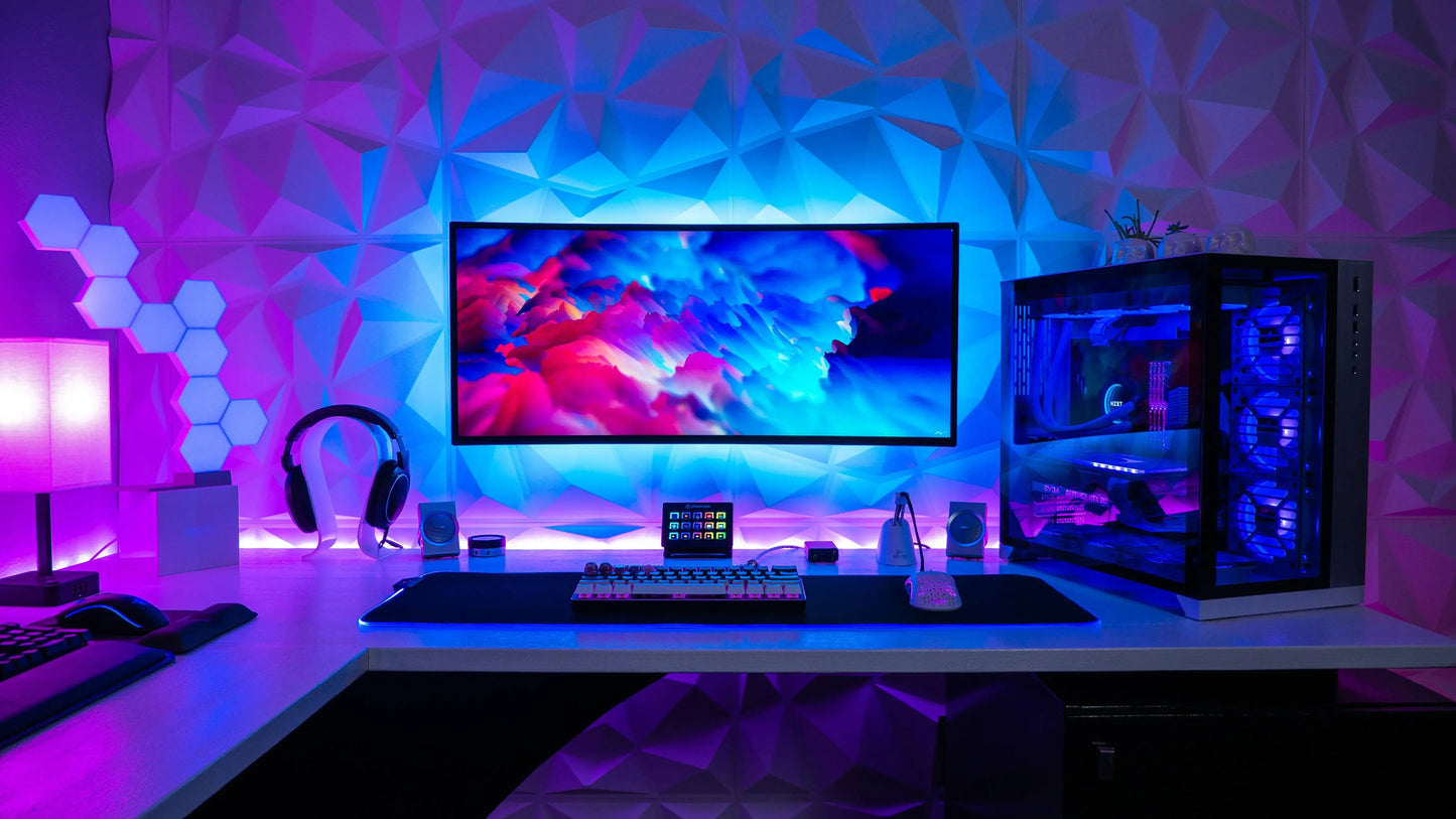 Lumière LED d’ambiance pour bureau