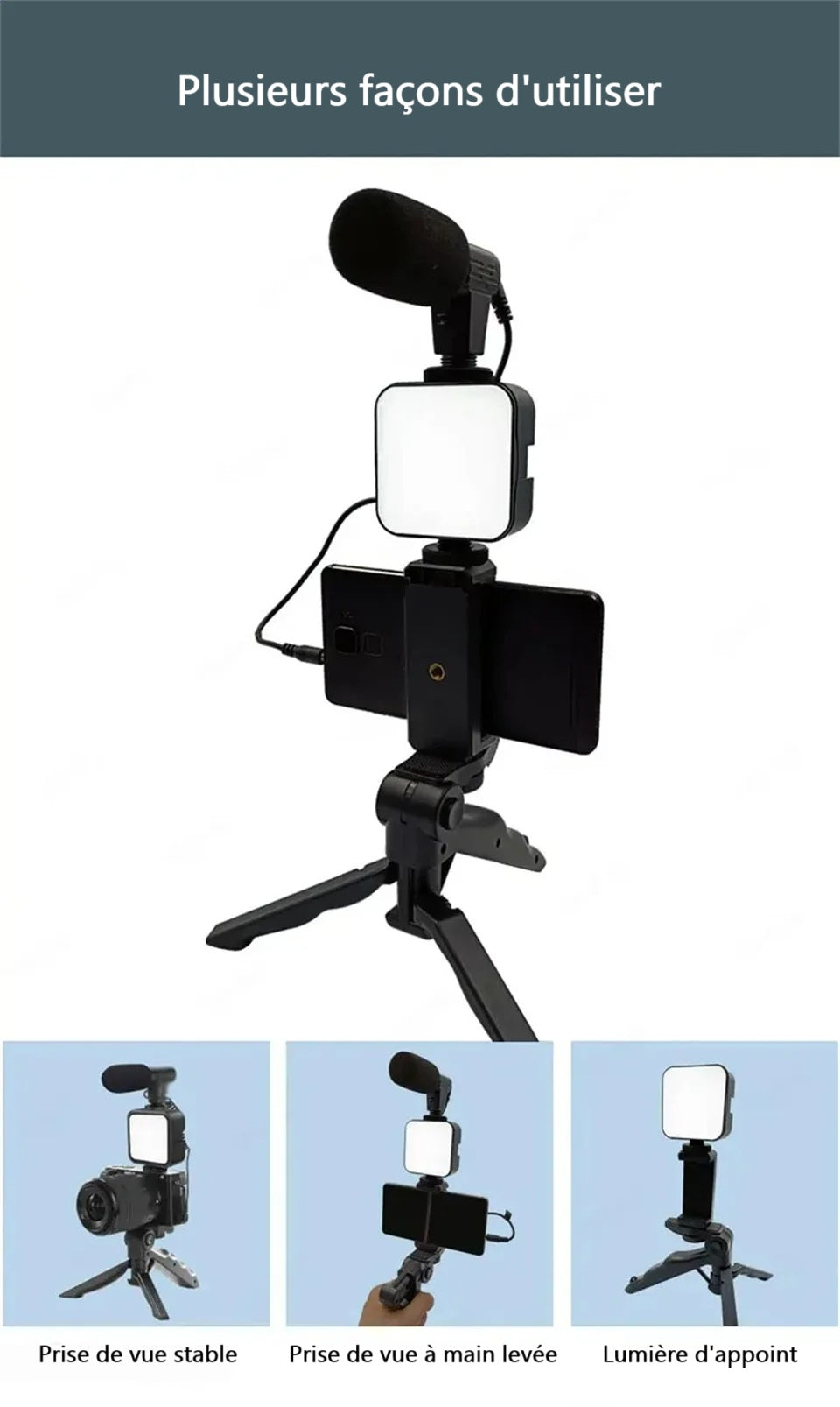 Kit Vlogging Tout-en-Un