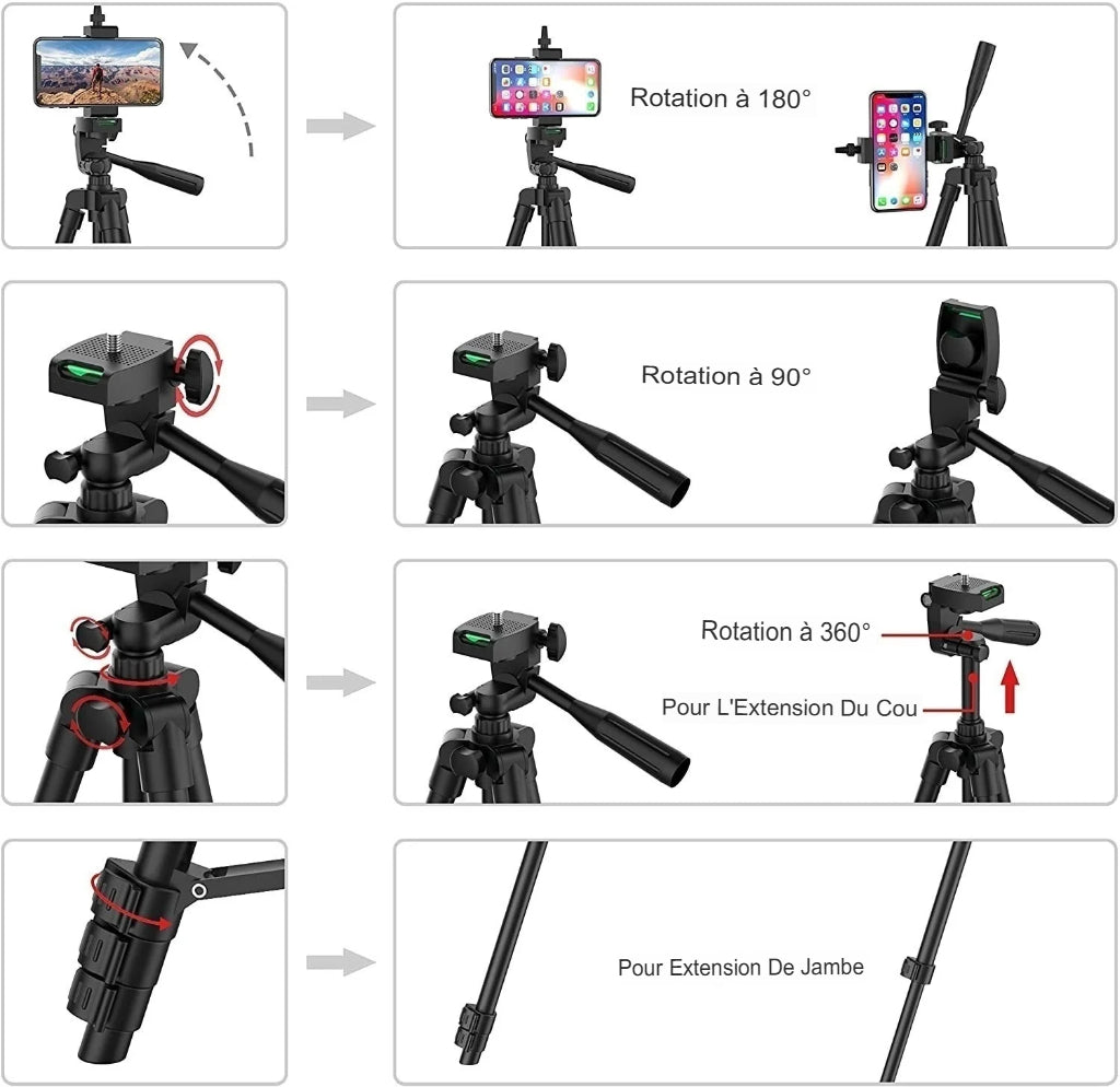 Trépied Smartphone avec Télécommande