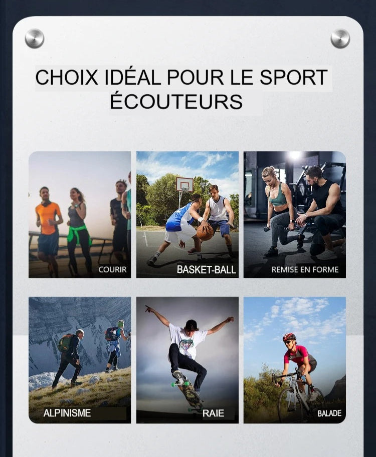 Écouteurs à conduction