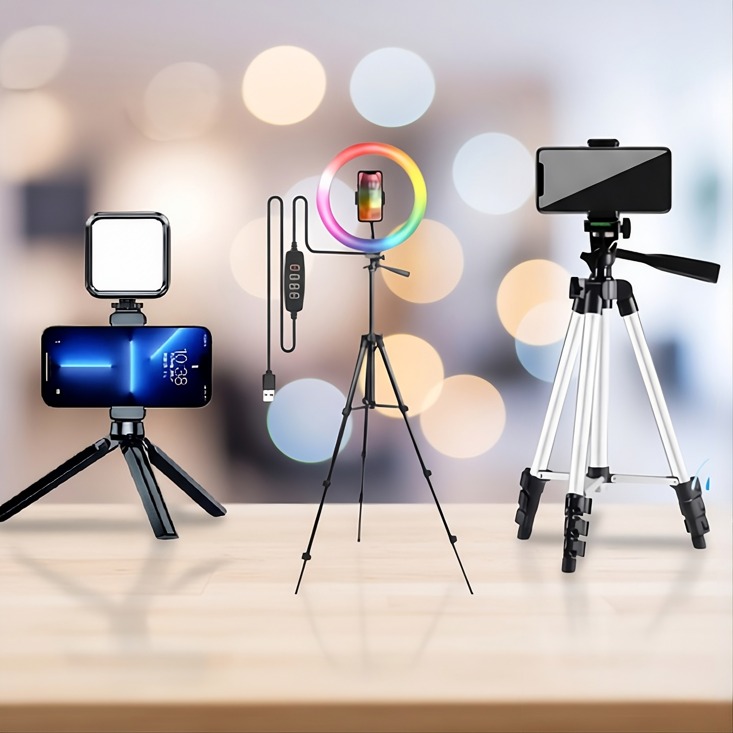 Le trio lumière & stabilité qui transforme ton smartphone en vrai studio de création