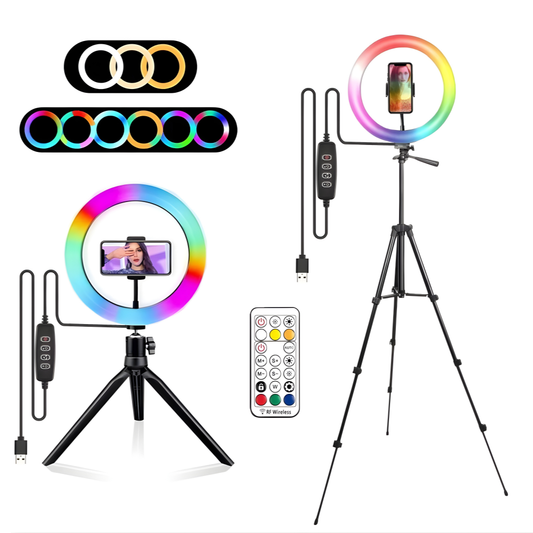 Anneau lumineux LED avec Trépied ringlight