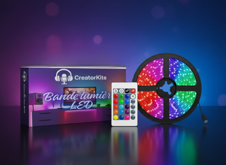 Lumière LED d’ambiance pour bureau