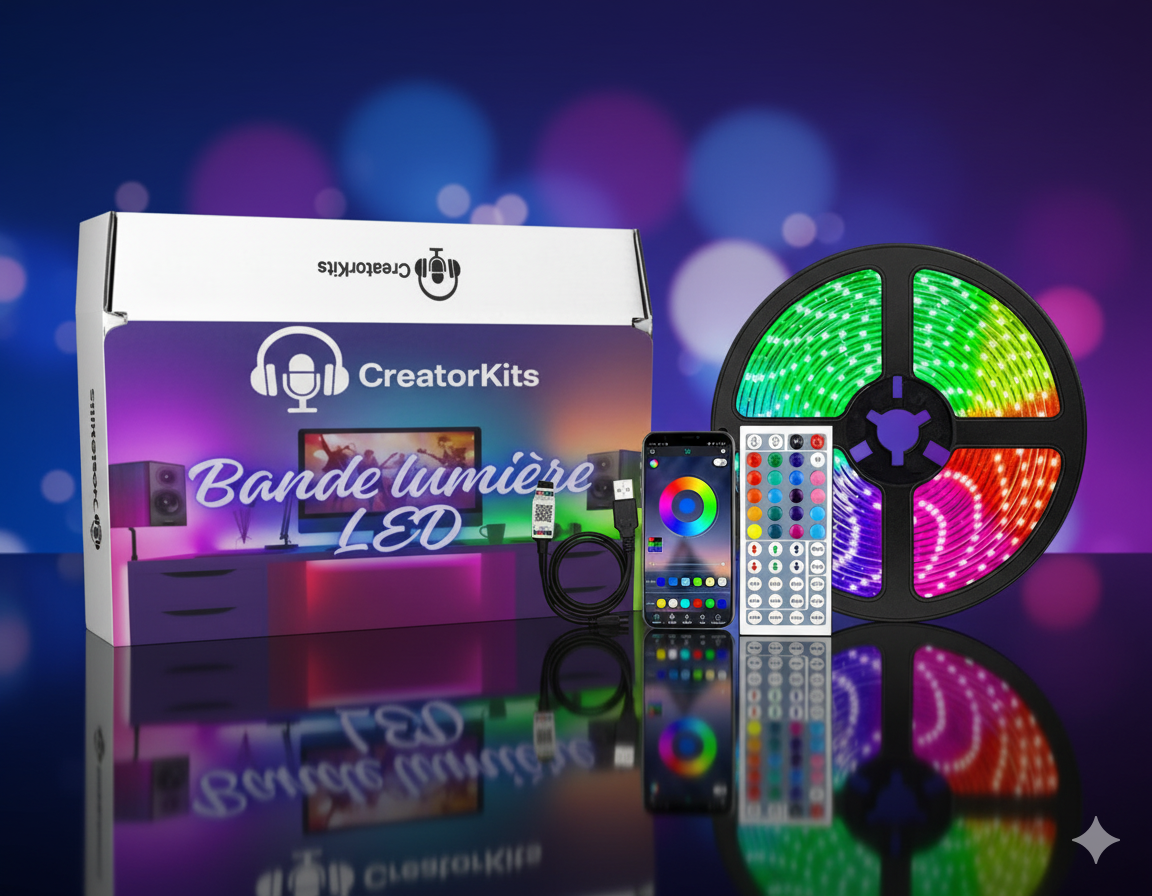 Lumière LED d’ambiance pour bureau