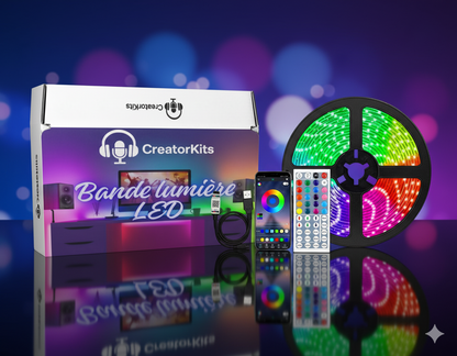 Lumière LED d’ambiance pour bureau