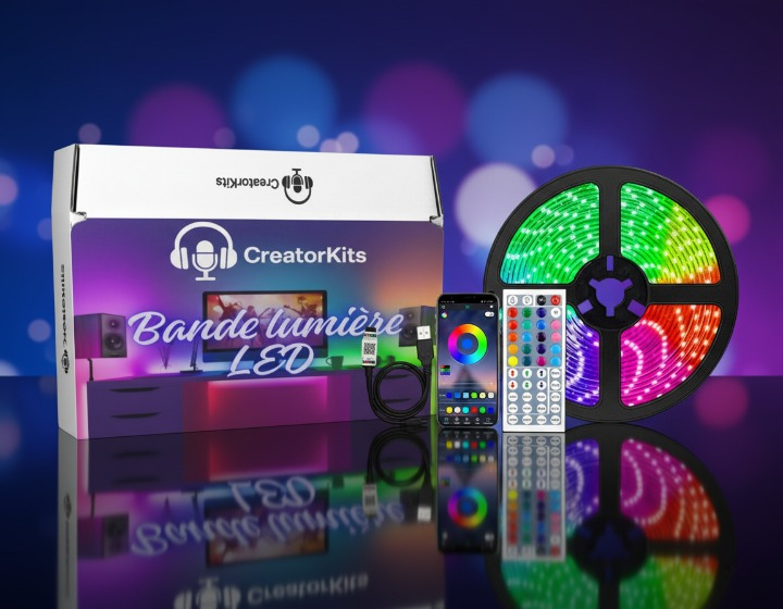 Lumière LED d’ambiance pour bureau