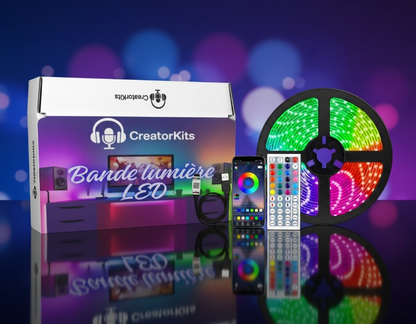 Lumière LED d’ambiance pour bureau