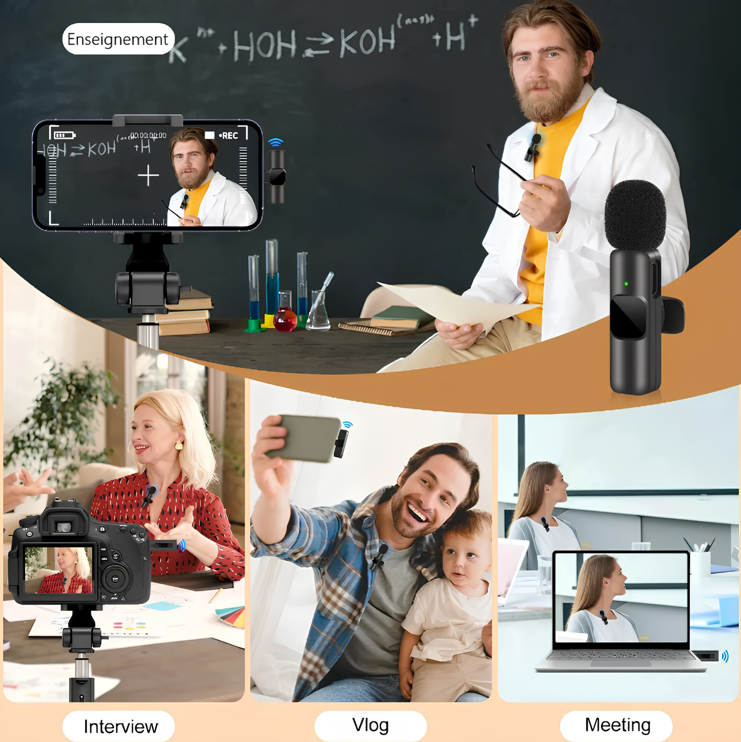 Voxen™ Pro - Microphone sans fil