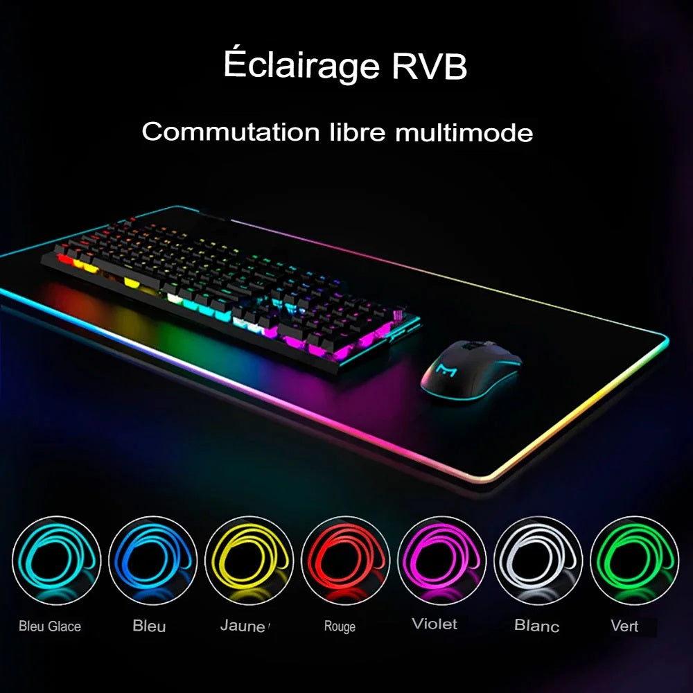 Tapis de souris LED (setup esthétique)