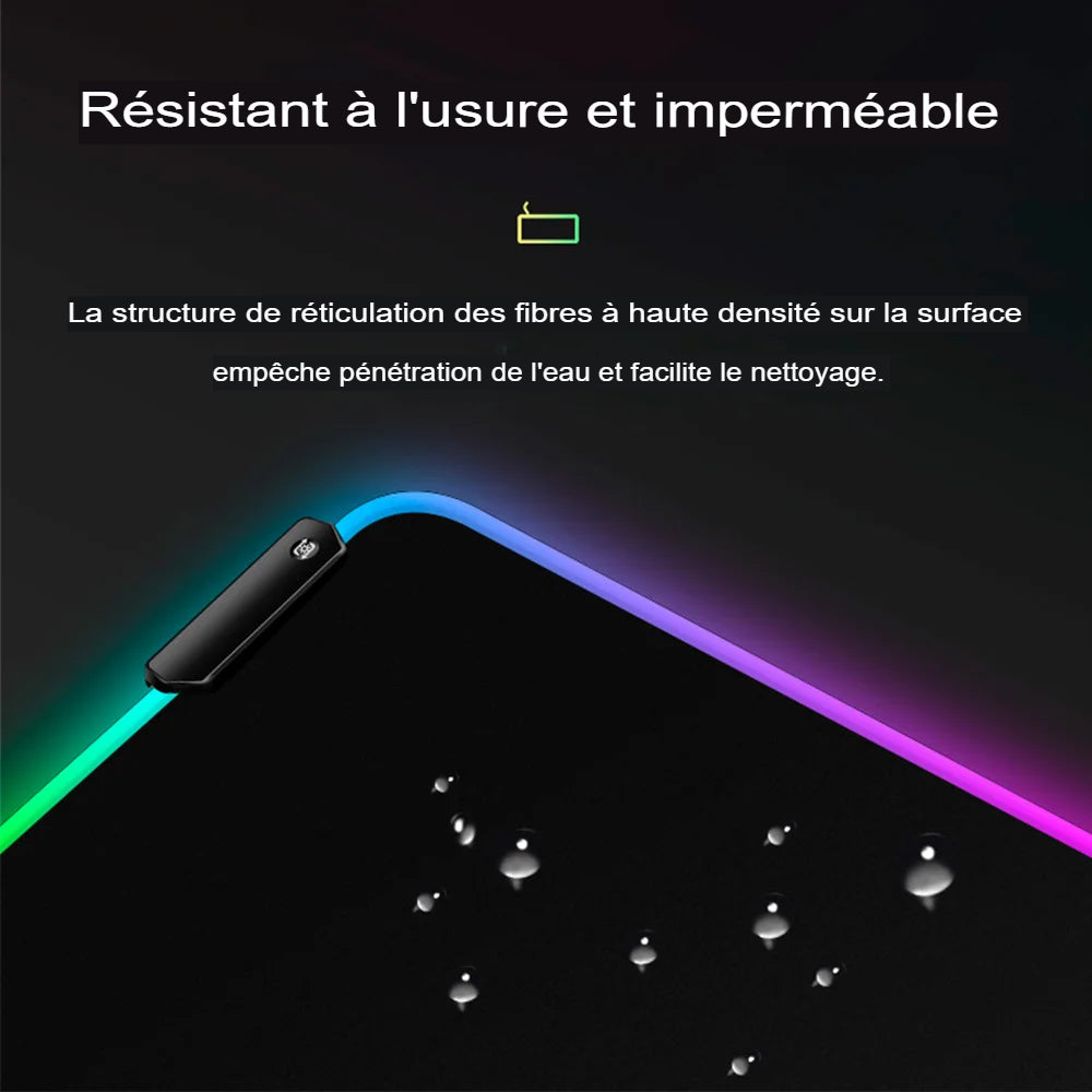 Tapis de souris LED (setup esthétique)