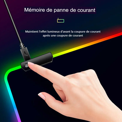 Tapis de souris LED (setup esthétique)