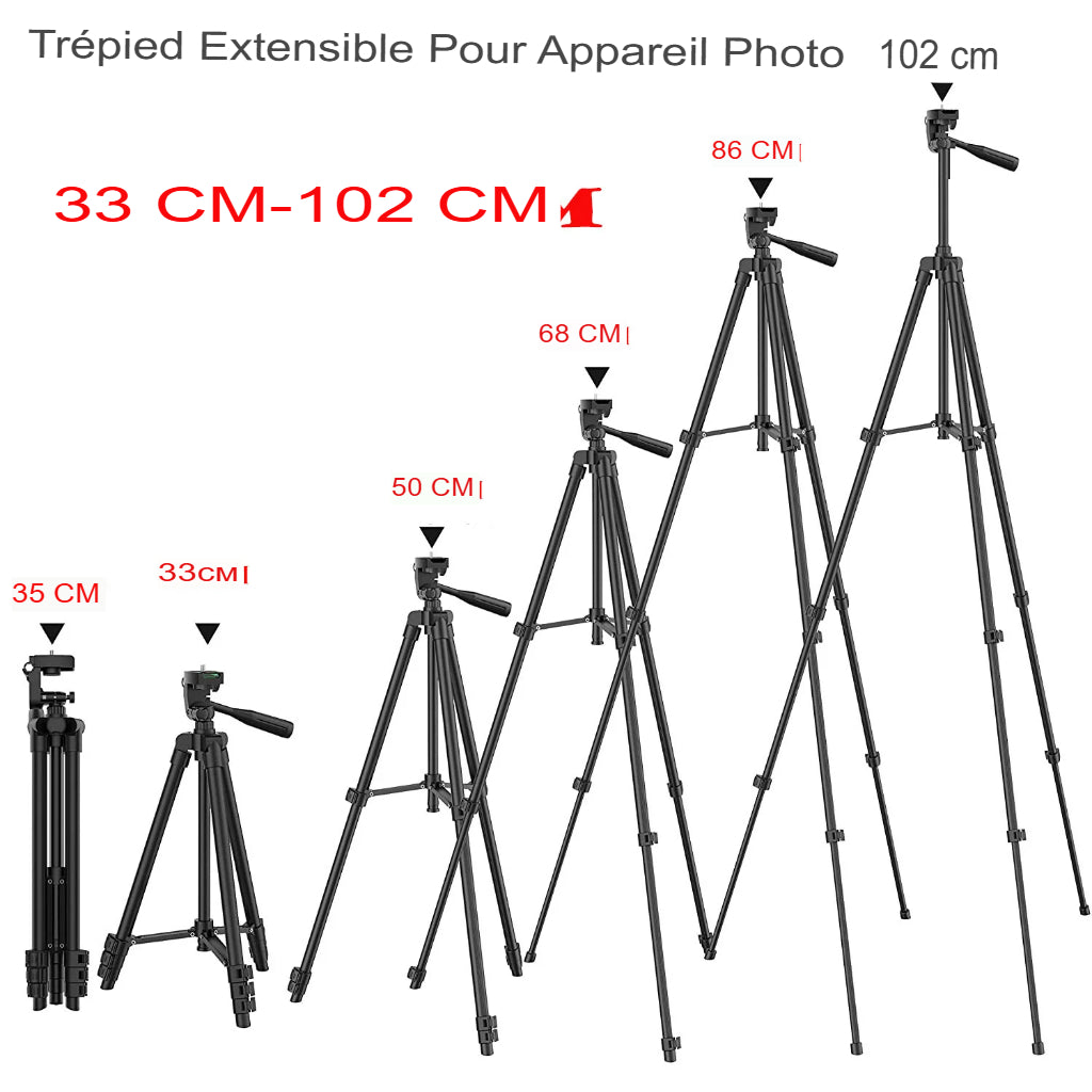 Trépied Smartphone avec Télécommande