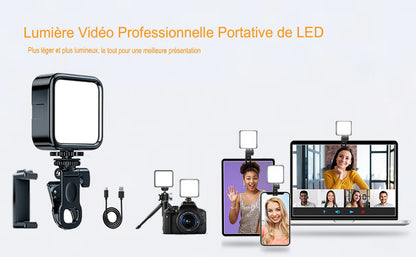 ClipGlow™ Mini - Lumière LED Selfie Portable