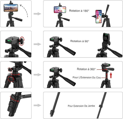 Trépied Smartphone avec Télécommande